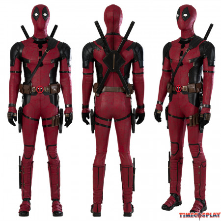 2024 Deadpool 3 Deadpool Cosplay Costume Deluxe Version