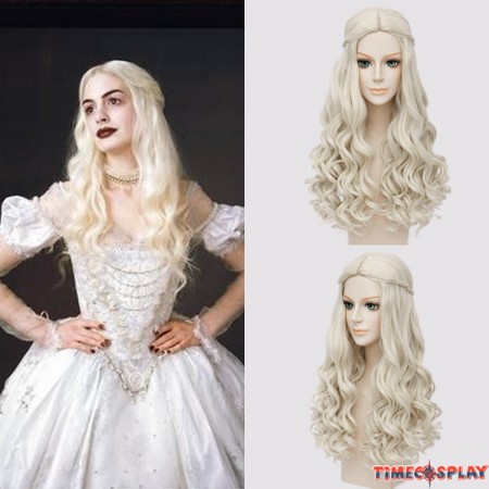 Alice in Wonderland 2 Alice Through the Looking Glass The White Queen Cosplay Wig
