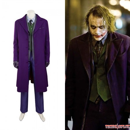 The Dark Knight Joker Cosplay Costume Deluxe