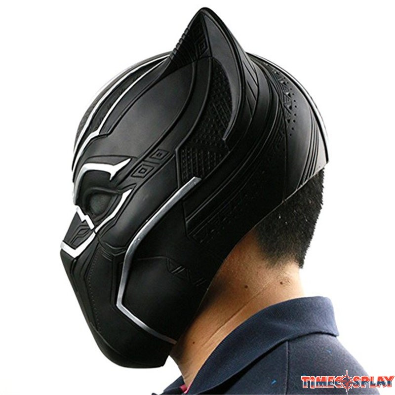 Civil War Black Panther Adult Latex Mask Full head Halloween Cosplay Helmet