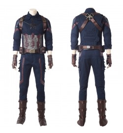 Avengers Infinity War Captain America Cosplay Costume Deluxe Outfit