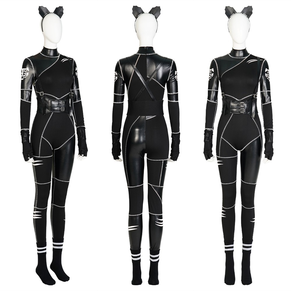 2022 TV Wednesday Addams Cosplay Jumpsuits