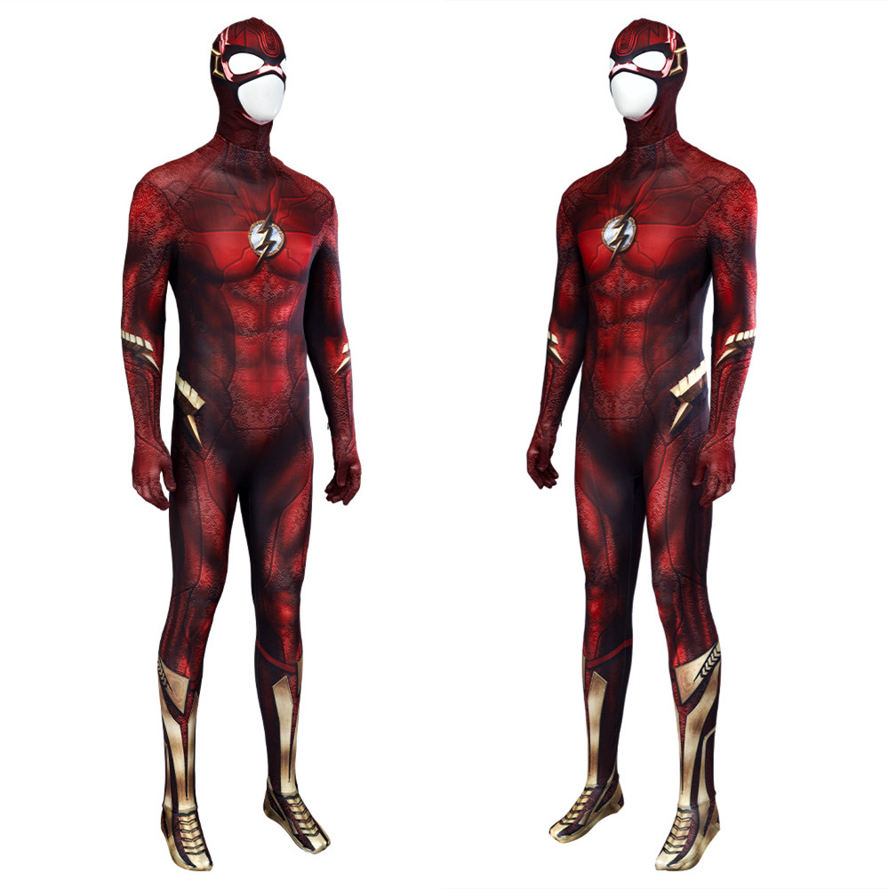 2023 Movie The Flash Cosplay Jumpsuit