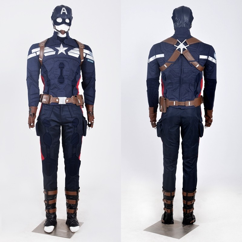 Captain America 2 Steve Rogers Cosplay Costume
