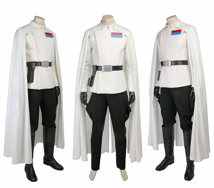 Rogue One: A Star Wars Story Orson Krennic Cosplay Costume Deluxe Outfit