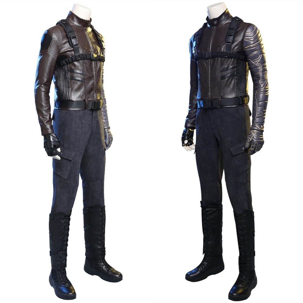 The Falcon and The Winter Soldier Bucky Barnes Cosplay Costume