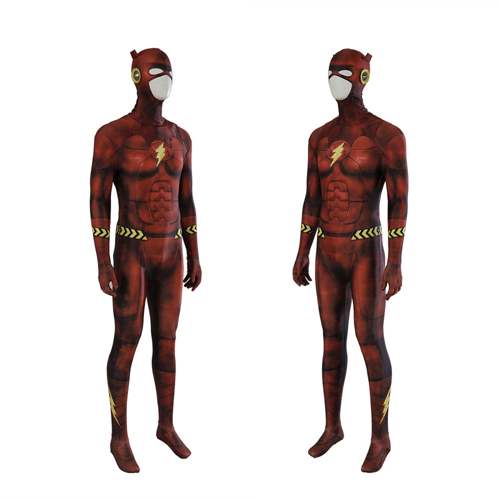 The Flash and Batman Flash Cosplay Jumpsuit