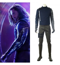 Avengers Infinity War Winter Soldier Cosplay Costume Deluxe Outfit