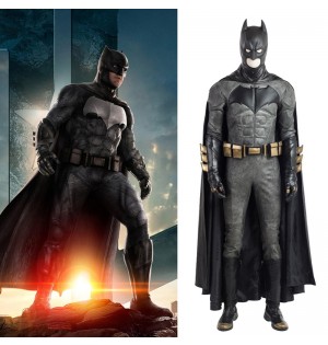 Justice League Batman Costume Deluxe Cosplay Outfit