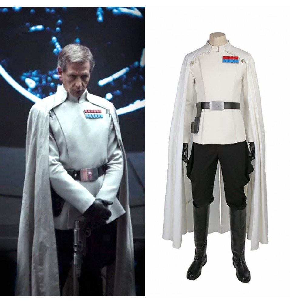 Rogue One: A Star Wars Story Orson Krennic Cosplay Costume Deluxe Outfit