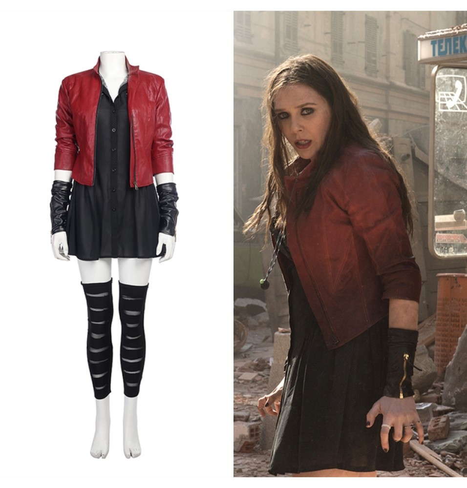 Avengers Age of Ultron Scarlet Witch Cosplay Costume