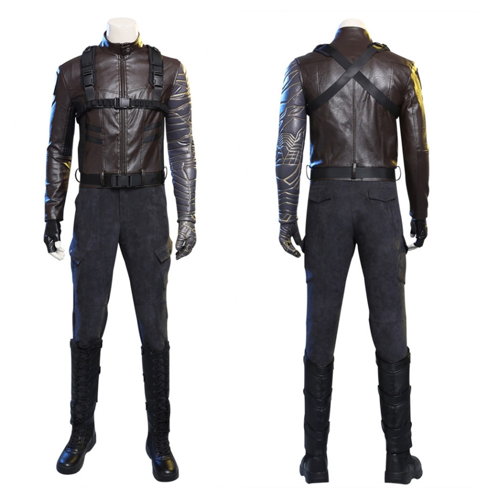 The Falcon and The Winter Soldier Bucky Barnes Cosplay Costume